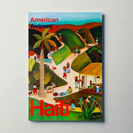 American Airlines Haiti Poster