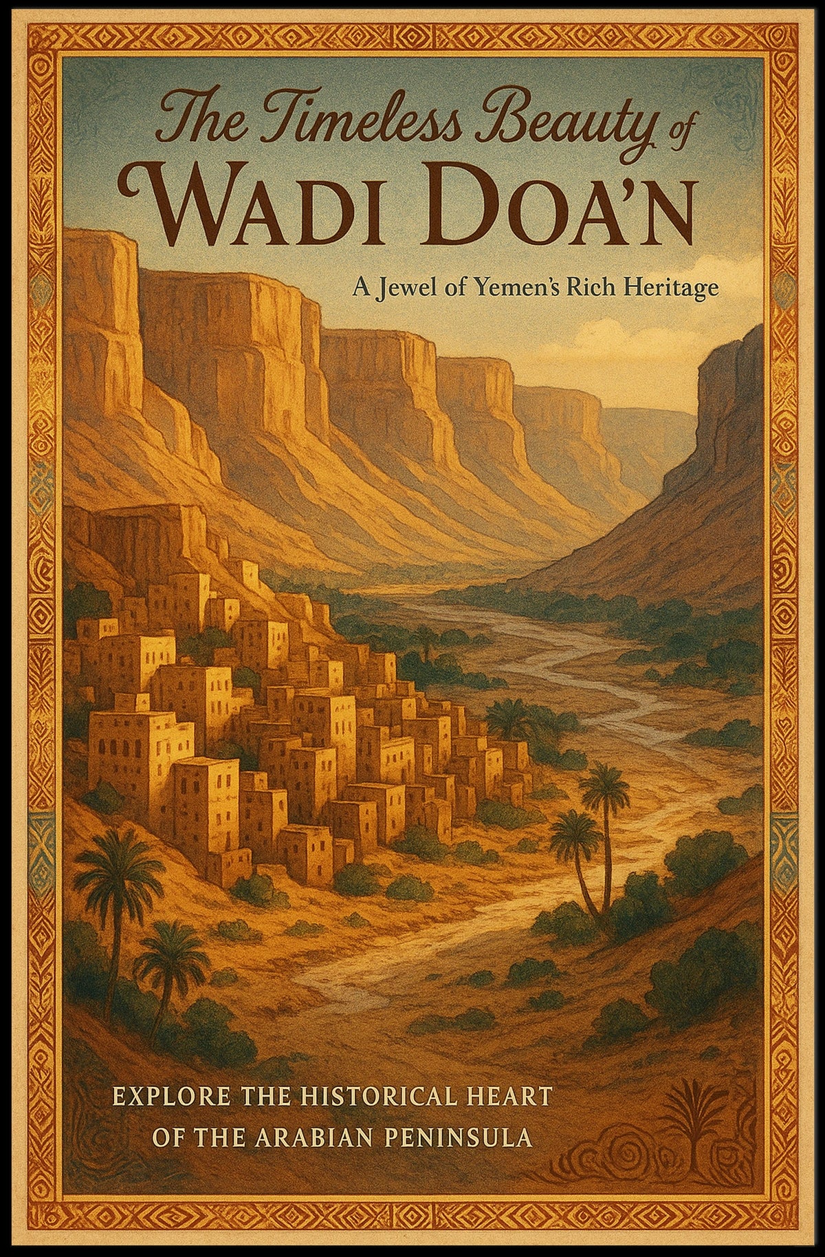 The Timeless Beauty Of Wadi Doan Poster