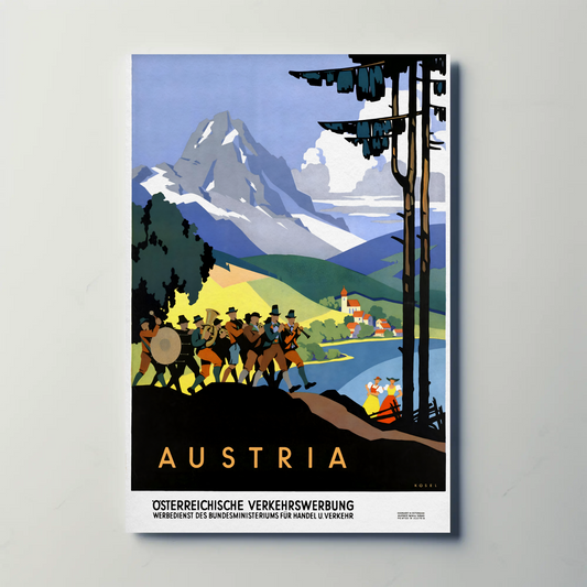 Austria Travel Poster