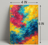 Vivid Abstract Expression Poster PosterGoat
