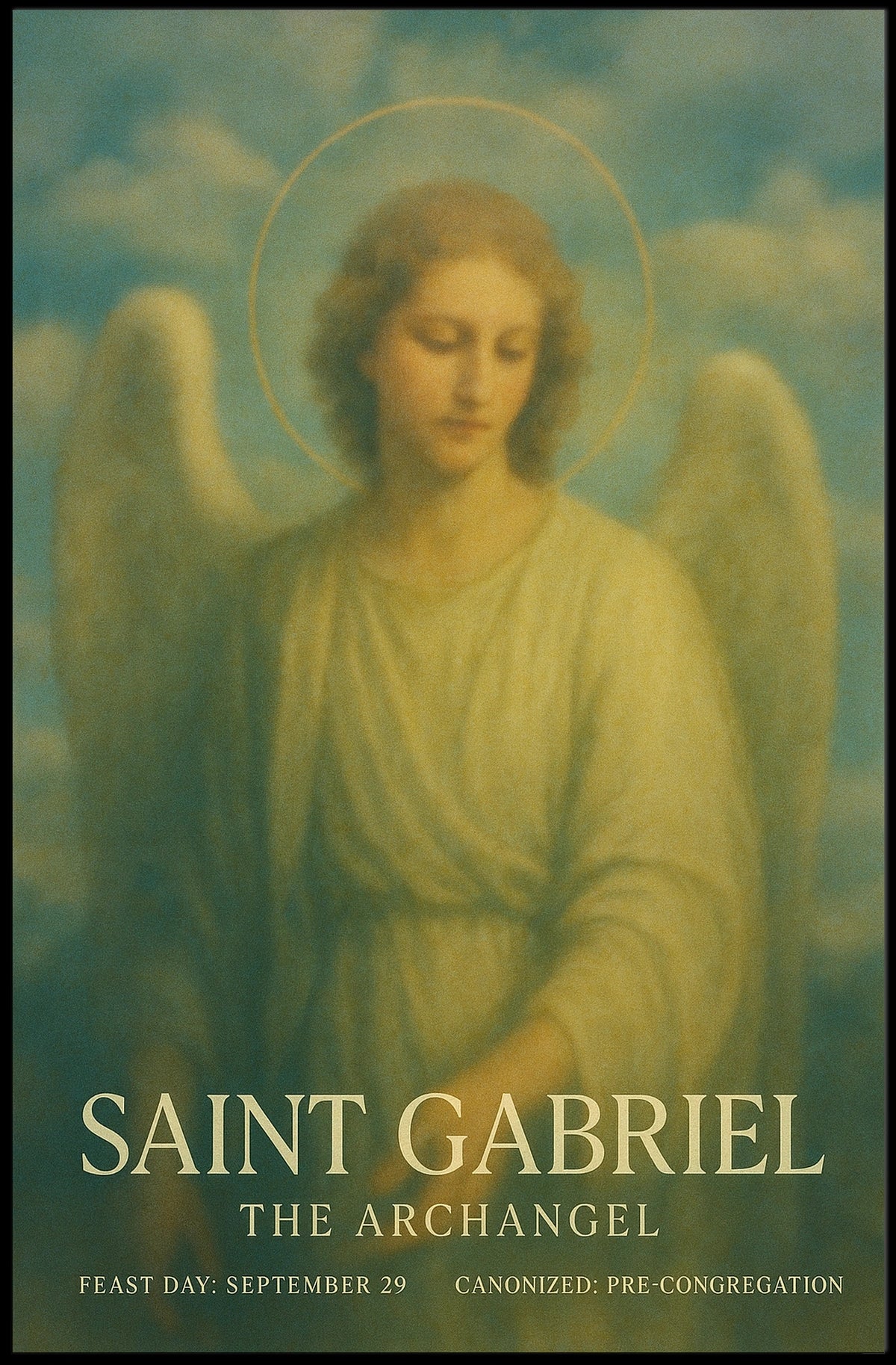 Saint Gabriel The Archangel Poster