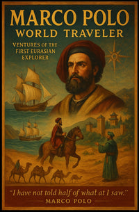 Marco Polo World Traveler Poster