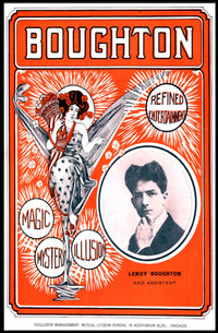 Leroy Boughton Magic Show Art Nouveau Poster