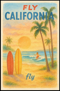 Fly California Poster
