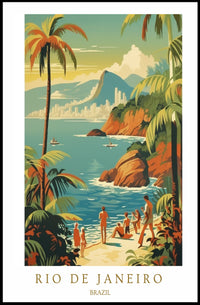 Rio De Janeiro A Tropical Escape Poster