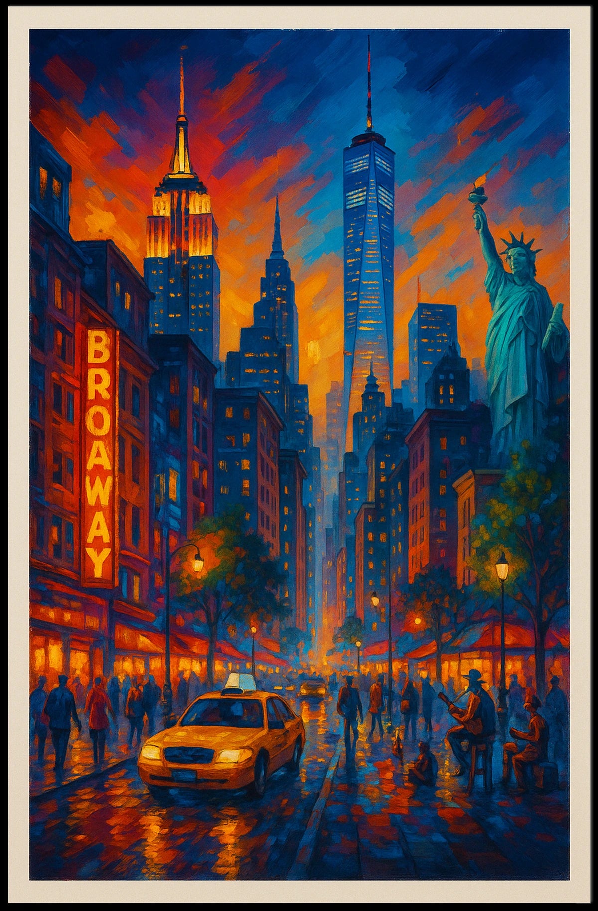 Broadway Nights Poster