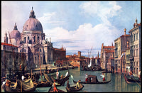 Venetian Canal Scene Neoclassical Cultural or Heritage Poster