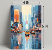 Cityscape Reflections Poster PosterGoat