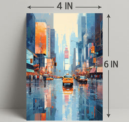 Cityscape Reflections Poster PosterGoat
