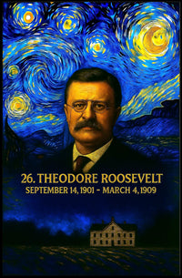 Theodore Roosevelt 26th President of the United States Presidential Masterpiece Series Poster