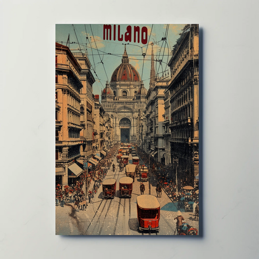 Milano Vintage Poster