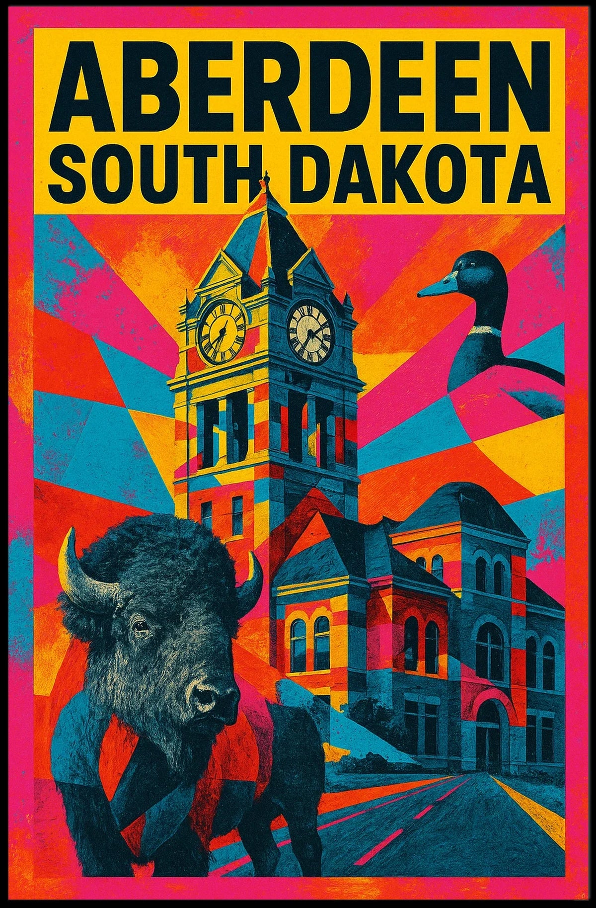 Aberdeen, South Dakota Poster