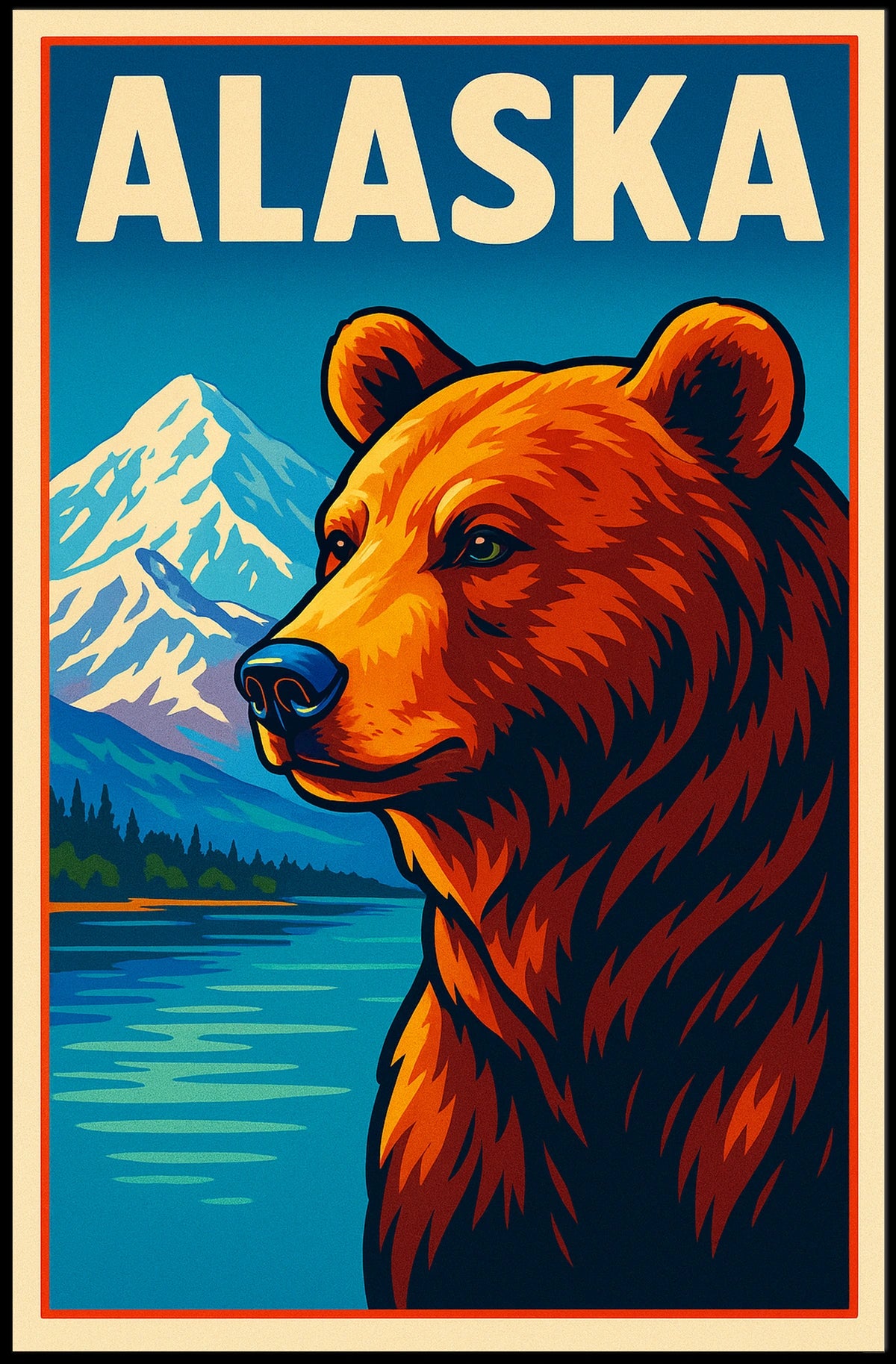 Alaska Wilderness Poster