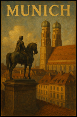 Munich Cityscape Poster