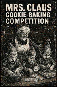 Mrs. Claus Cookie Baking Competition Poster