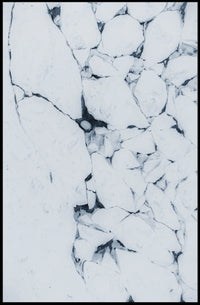 Cracked Ice Arctic Landscape Artistic Poster