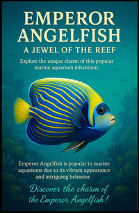 Emperor Angelfish A Jewel of the Reef Poster