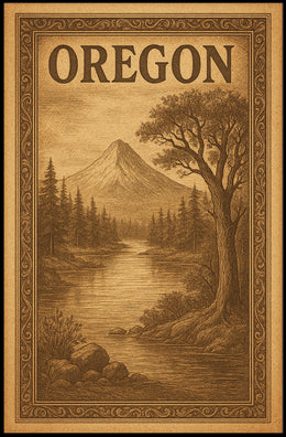 Oregon Scenic Landscape Poster