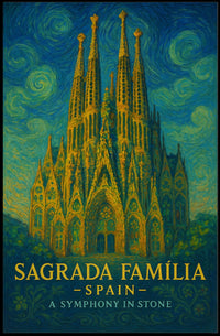 Sagrada Família A Symphony in Stone Poster