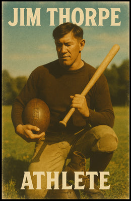 Jim Thorpe Athlete Poster