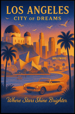 Los Angeles City of Dreams Poster Print PosterGoat
