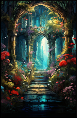 Enchanted Forest Pathway Poster