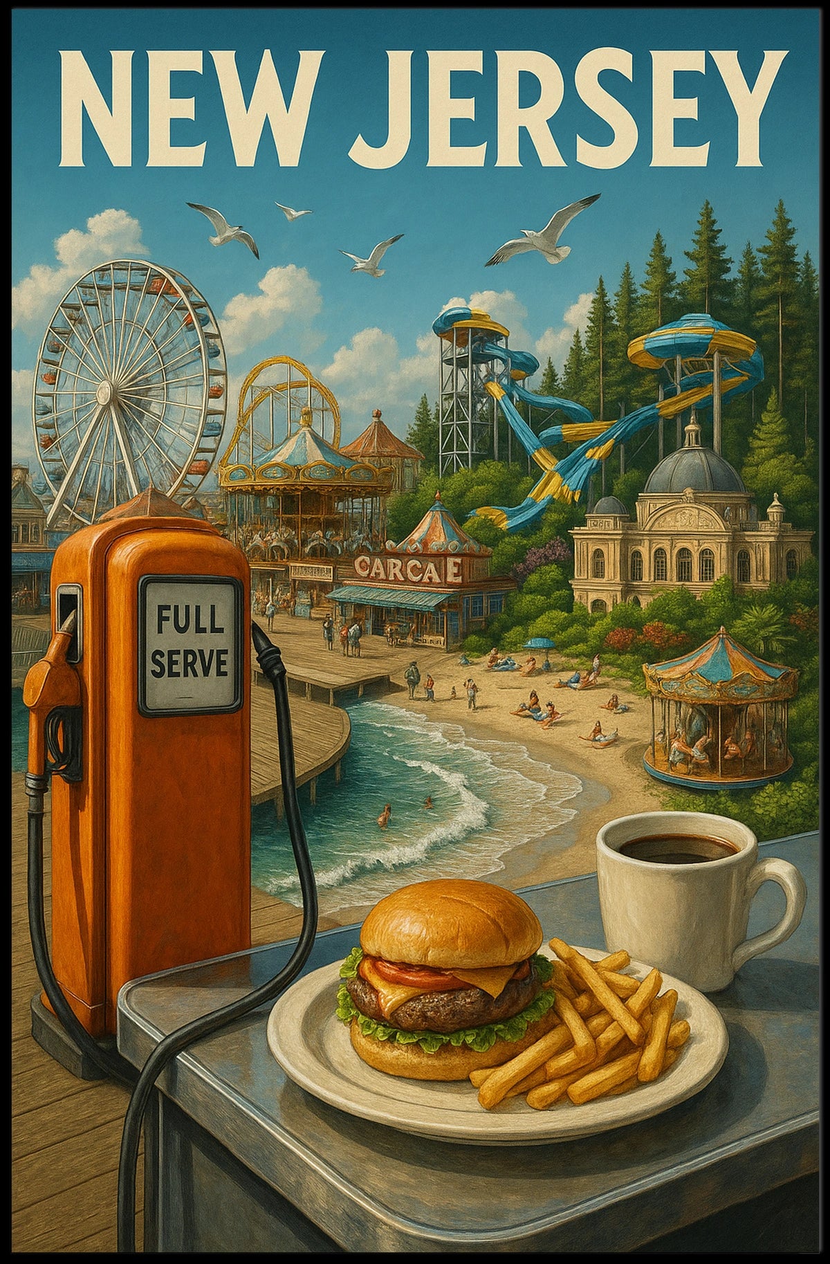 New Jersey A Nostalgic Journey Poster