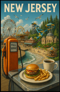 New Jersey A Nostalgic Journey Poster