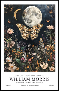 William Morris Celestial Nature Vintage Artistic Poster