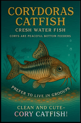 Corydoras Catfish Peaceful Bottom Poster