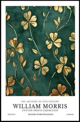 William Morris Cotton Prints Exhibition Poster