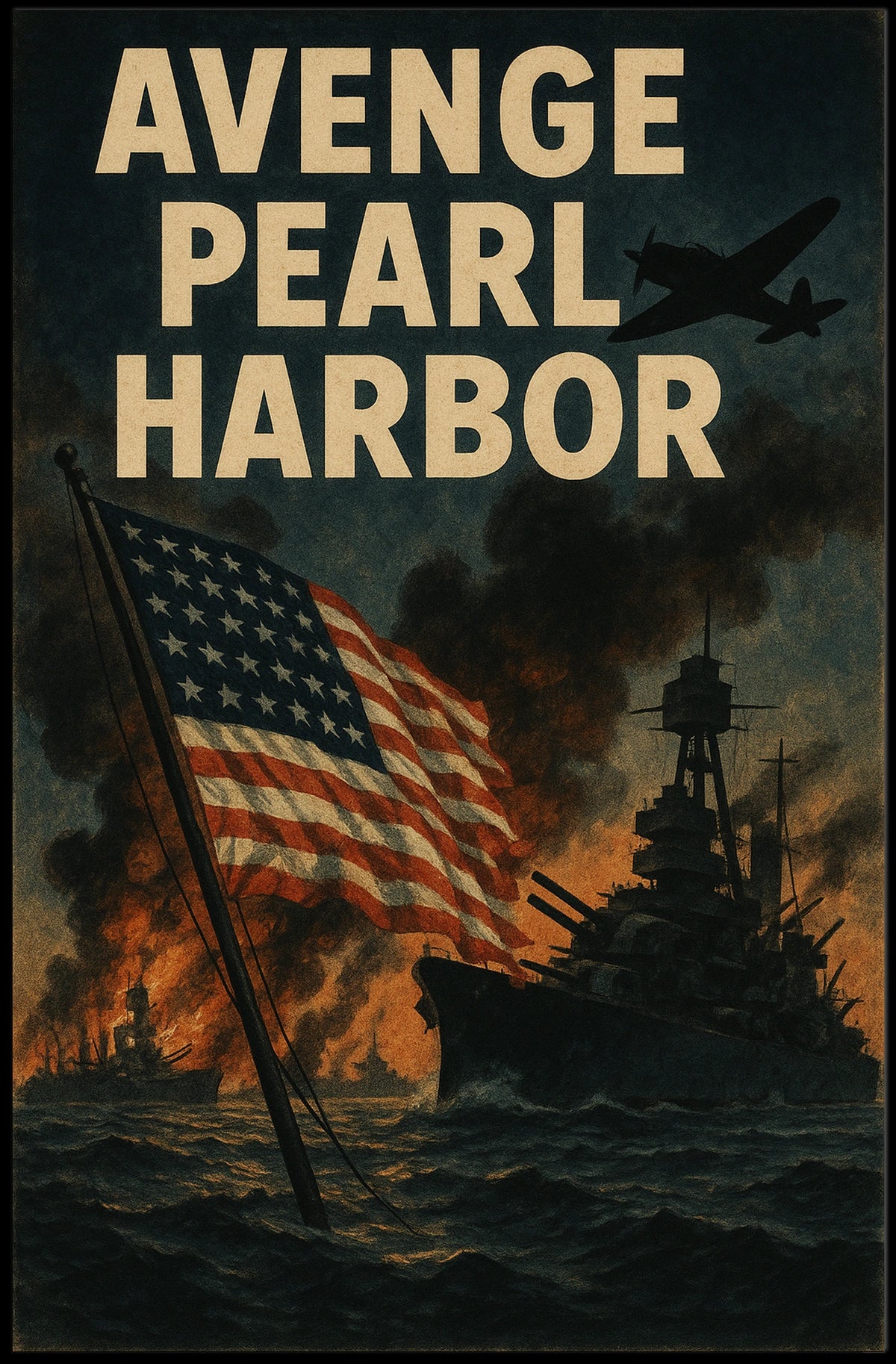 Avenge Pearl Harbor Poster