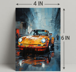 Urban Elegance Classic Car Art Poster PosterGoat
