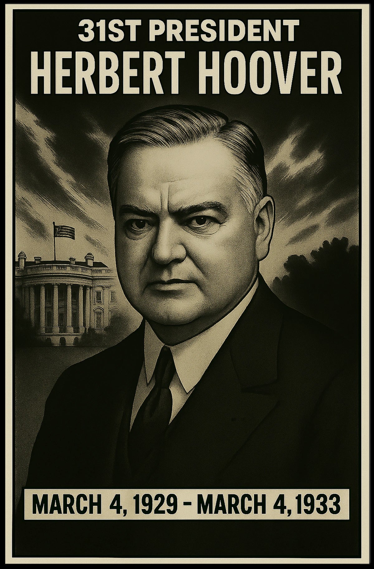 Herbert Hoover 31St President Poster