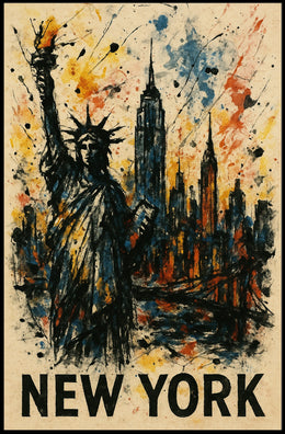 New York City Skyline Poster
