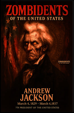 Andrew Jackson 7th President of the United States Zombidents Poster Series