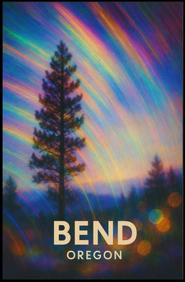 Bend Oregon Scenic Travel Photography Realism Poster