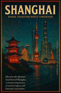 Shanghai Where Tradition Meets Tomorrow Poster