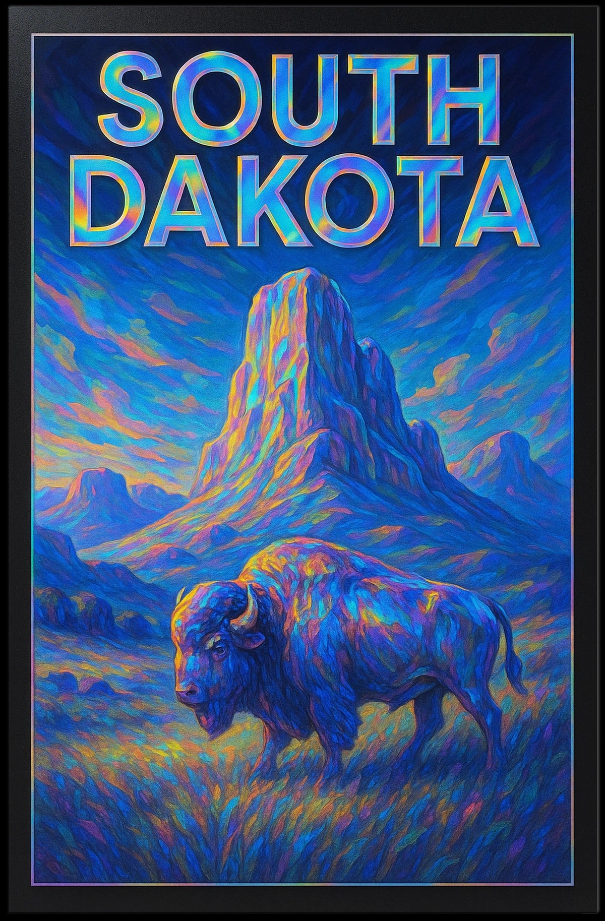 South Dakota Wilderness Poster