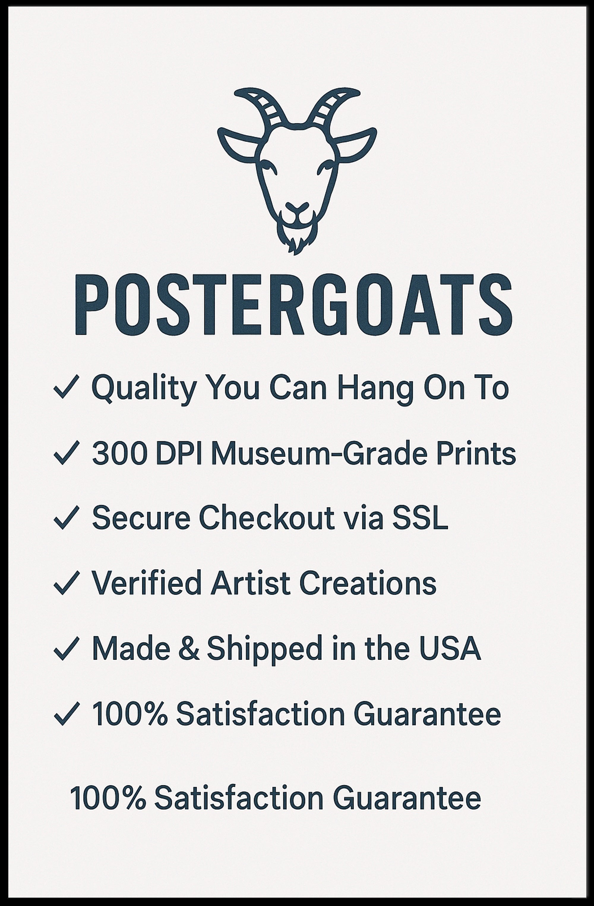 PosterGoats Quality Assurance Poster PosterGoat