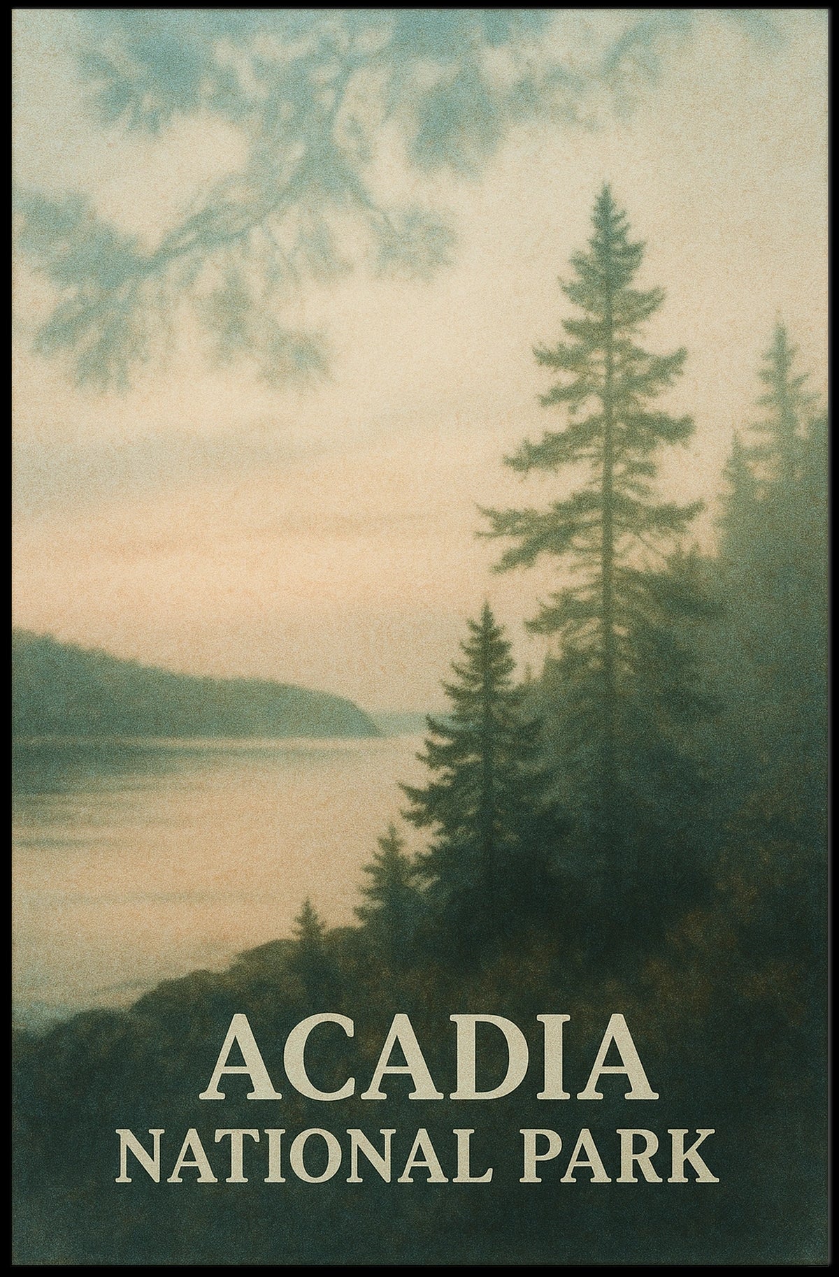Acadia National Park Poster