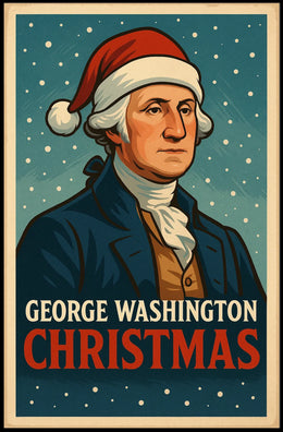 George Washington Christmas Poster