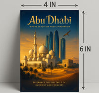 Abu Dhabi: Harmony of Tradition and Progress Travel Poster