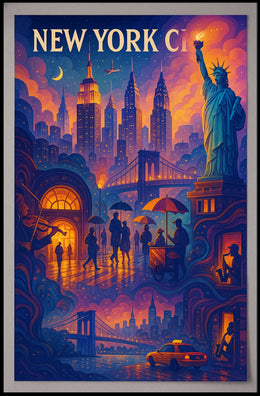 New York City Dreamscape Poster