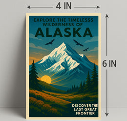 Explore The Wilderness Of Alaska Poster PosterGoat
