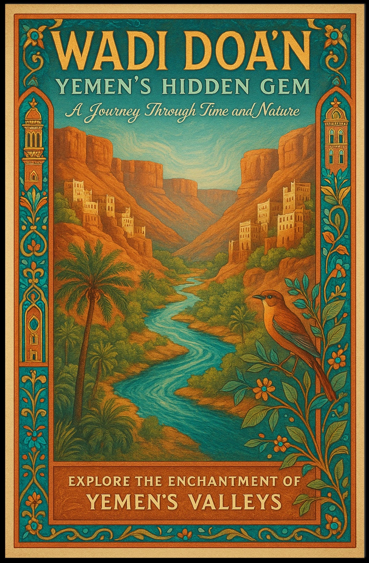 Wadi Doan YemenS Hidden Gem Poster
