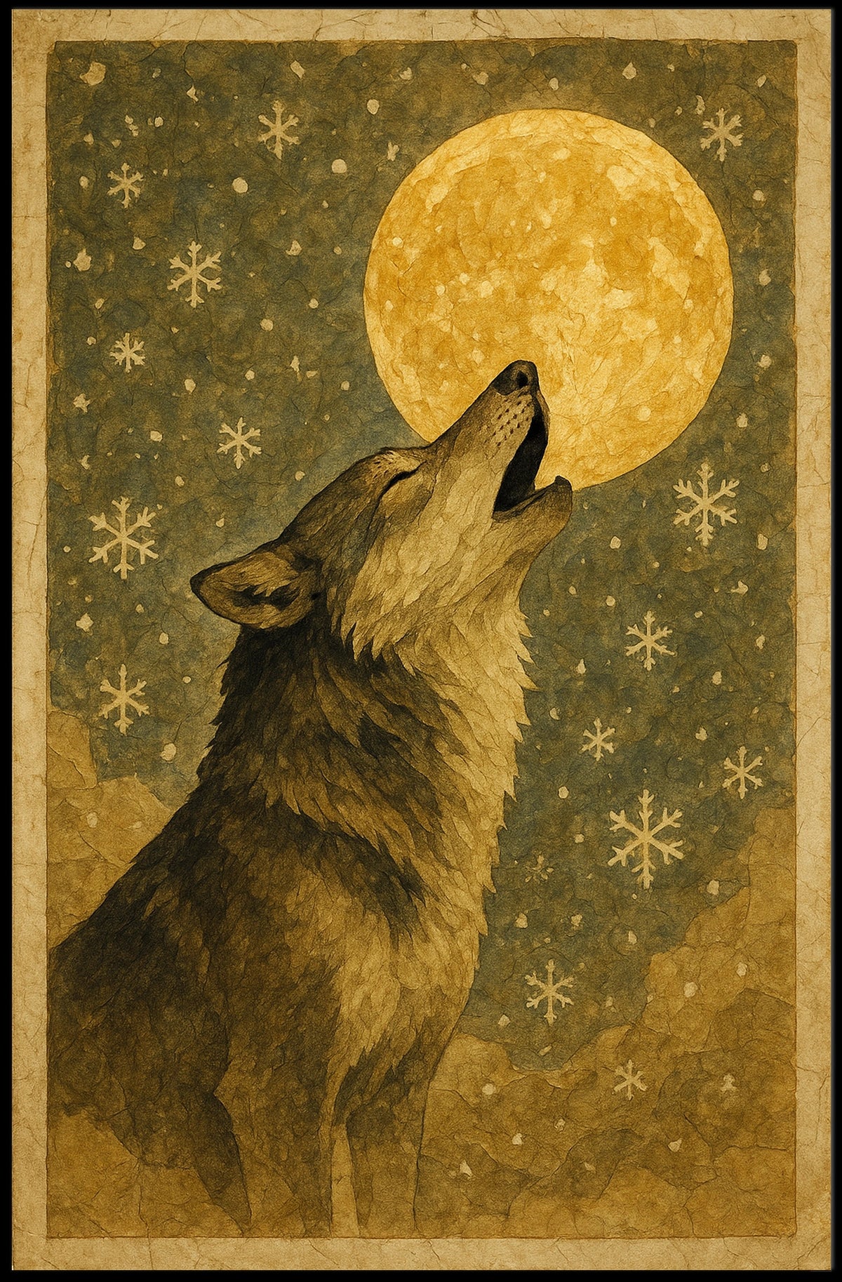 Howling at the Moon Poster