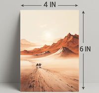 Journey Through The Desert Poster