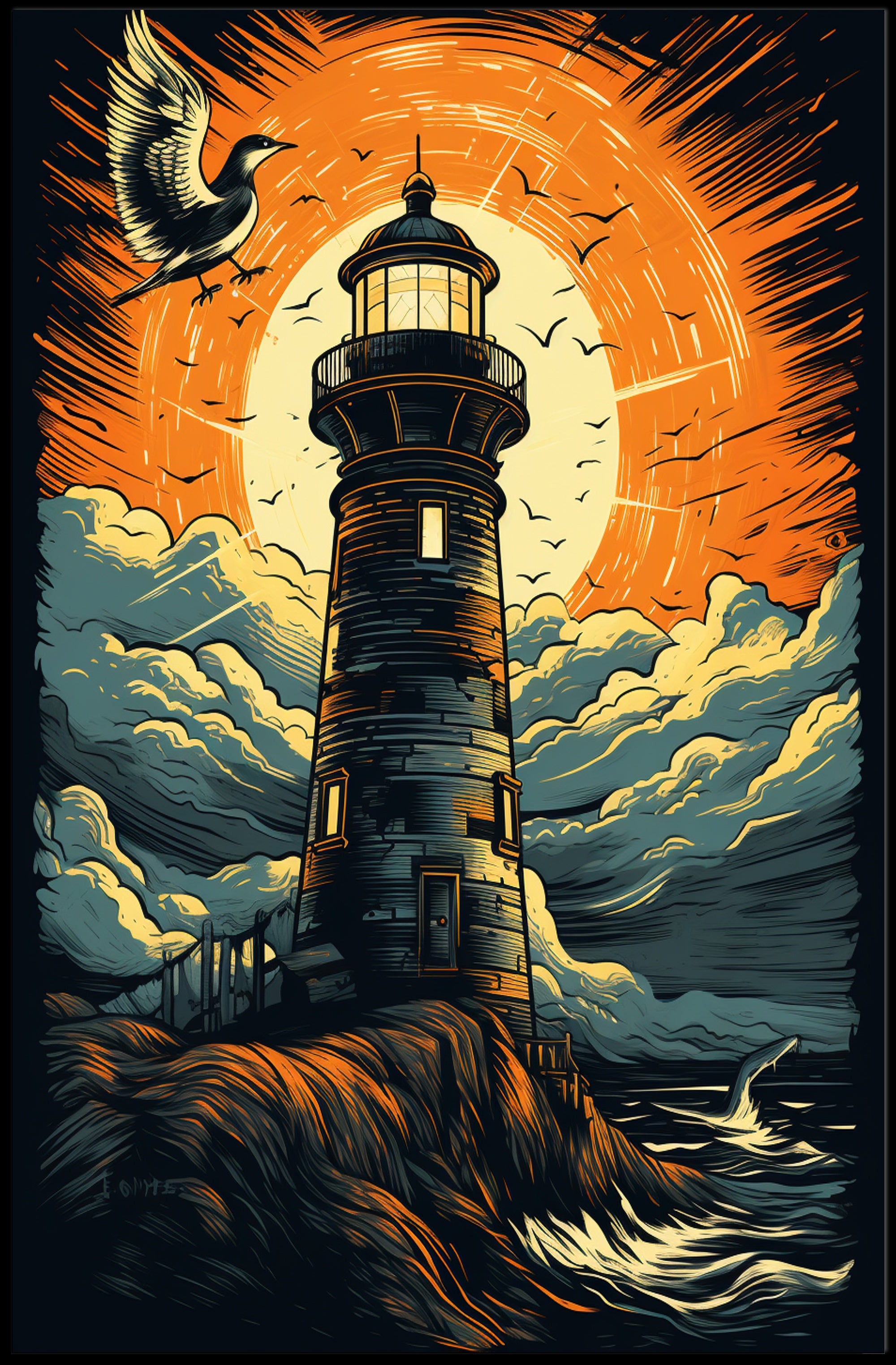 Beacon Of Light Poster PosterGoat