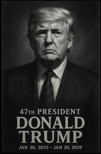 Donald Trump 47th President Poster